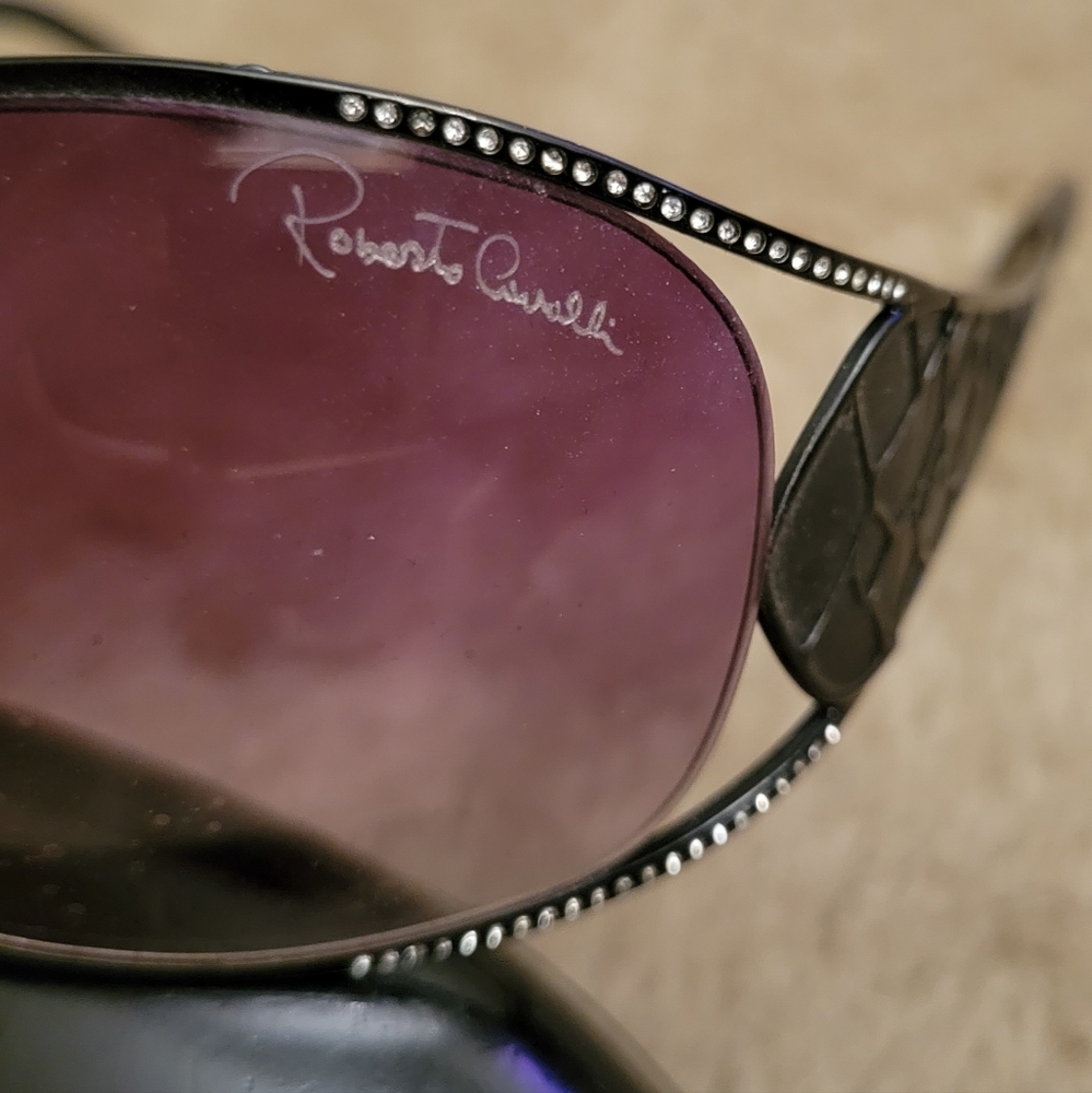 Roberto Cavalli rhinestone frame sunglasses with original case - Picture 8 of 11